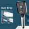 High Pressure Rainfall Shower Head Square Large Outlet Adjustable Set 10