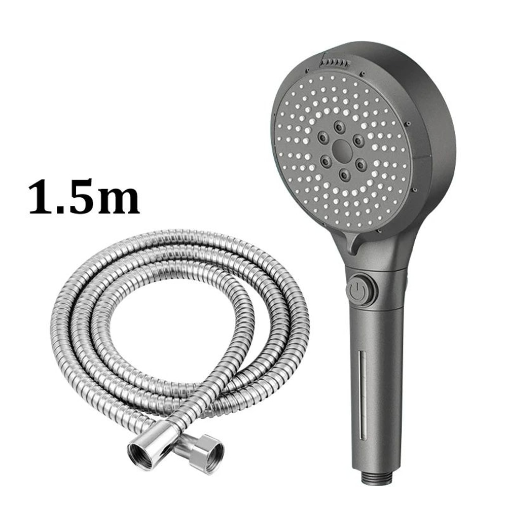 High Pressure Shower Head 6 Mode Adjustable Multifunction Handheld 11