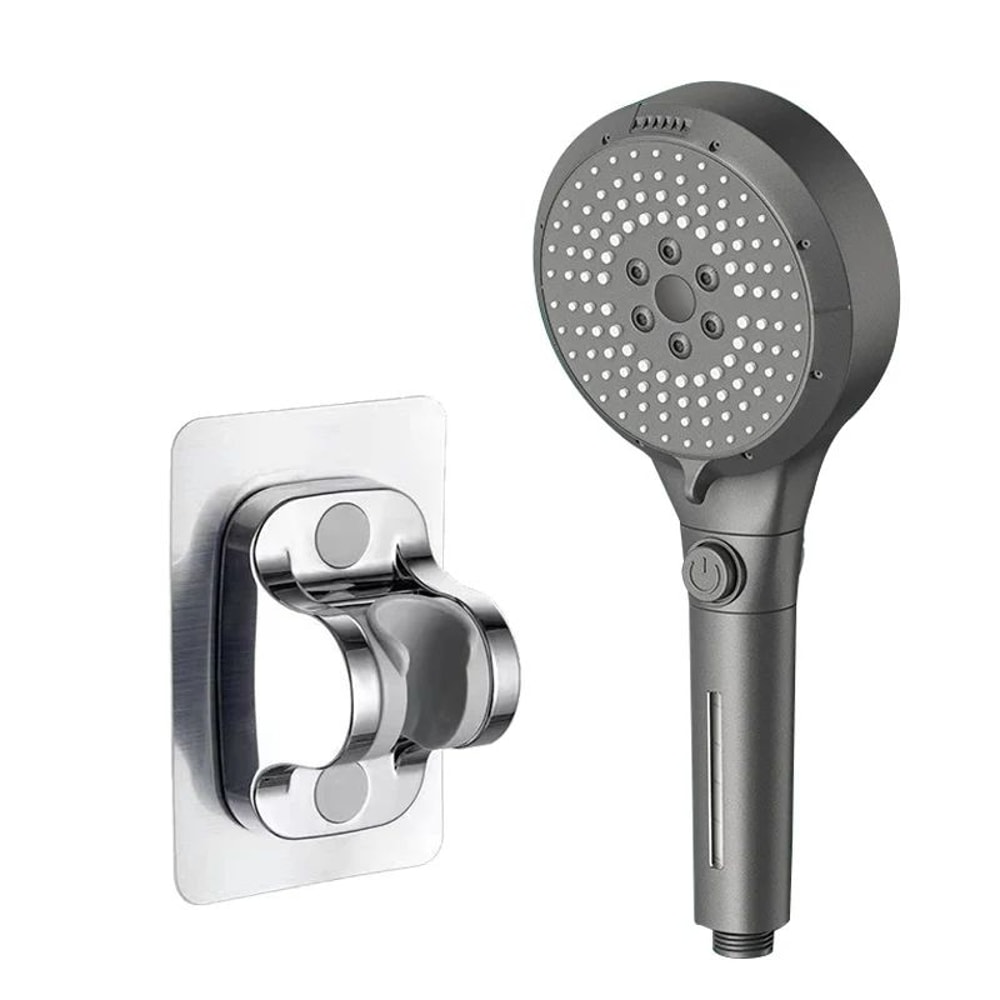 High Pressure Shower Head 6 Mode Adjustable Multifunction Handheld 12