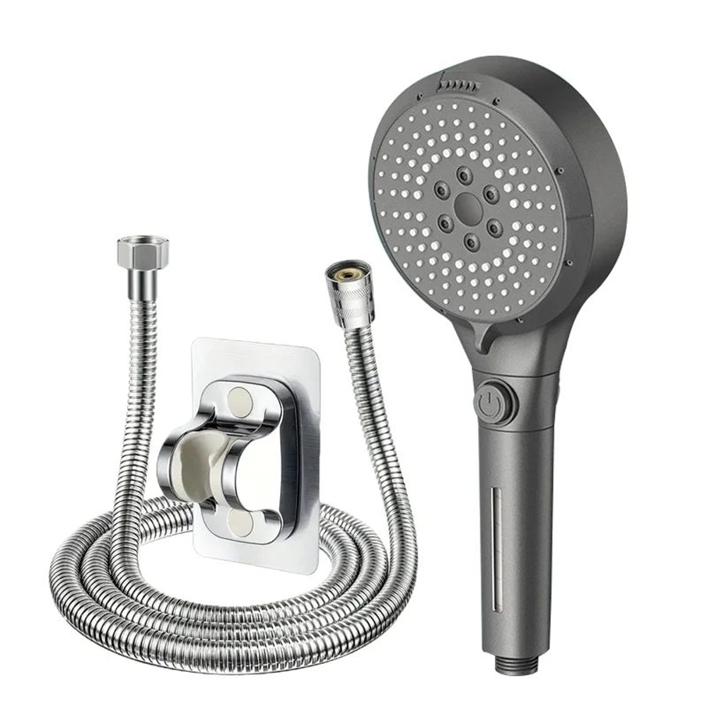 High Pressure Shower Head 6 Mode Adjustable Multifunction Handheld 13