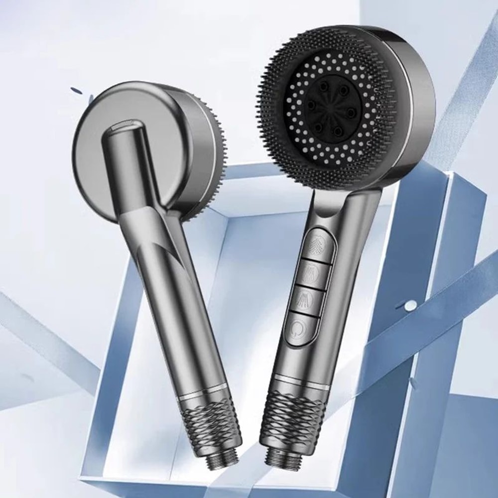 High Pressure Handheld Shower Head 4 Mode Adjustable Bathroom Set 4