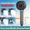 High Pressure Handheld Shower Head 4 Mode Adjustable Bathroom Set 10
