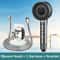 High Pressure Handheld Shower Head 4 Mode Adjustable Bathroom Set 13