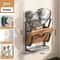 Wall Mounted Cutting Board And Pot Lid Rack With Suction Cup Storage 6