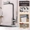 Pull Out Kitchen Faucet Stainless Steel Rotatable Sink Tap 7