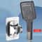 High Pressure Shower Head 7 Mode Adjustable Water Saving Shower Set 12