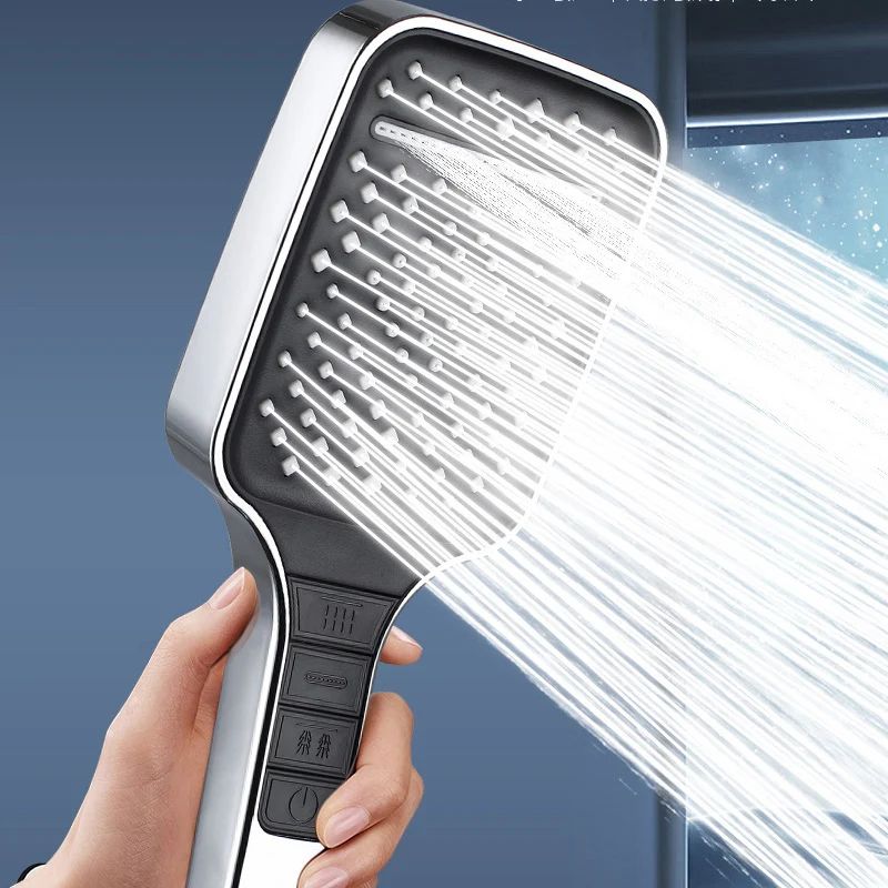 High Pressure Shower Head 7 Mode Adjustable Water Saving Shower Set 1