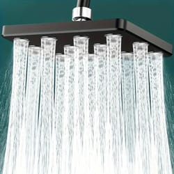 10 inch high pressure rainfall shower head overhead bathroom sprayer