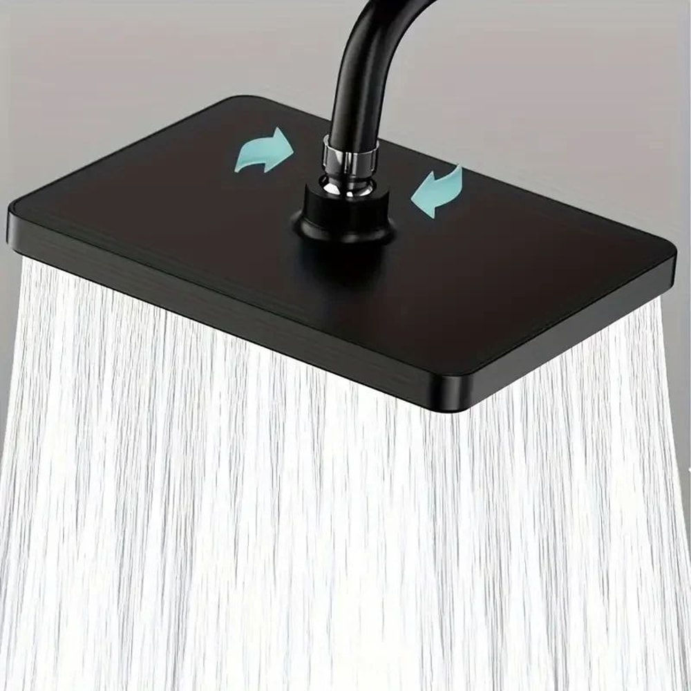 10 Inch High Pressure Rainfall Shower Head Overhead Bathroom Sprayer 2