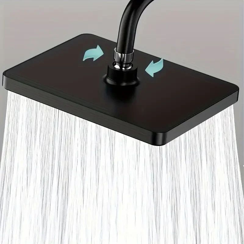 10 Inch High Pressure Rainfall Shower Head Overhead Bathroom Sprayer 2