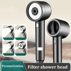 high pressure filter shower head 4 mode water purifying shower
