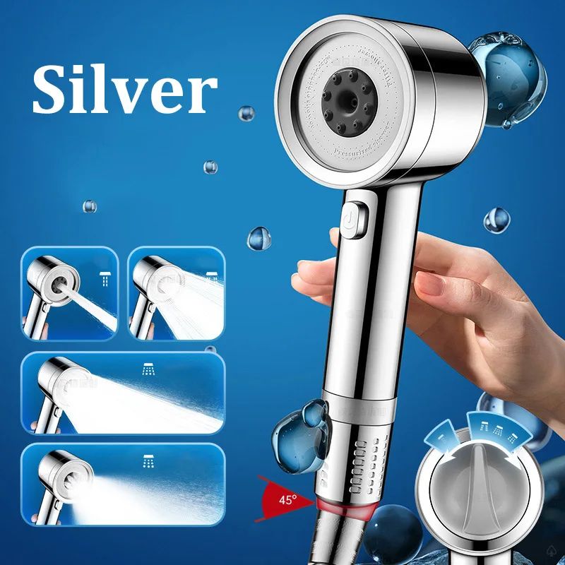 High Pressure Filter Shower Head 4 Mode Water Purifying Shower 10