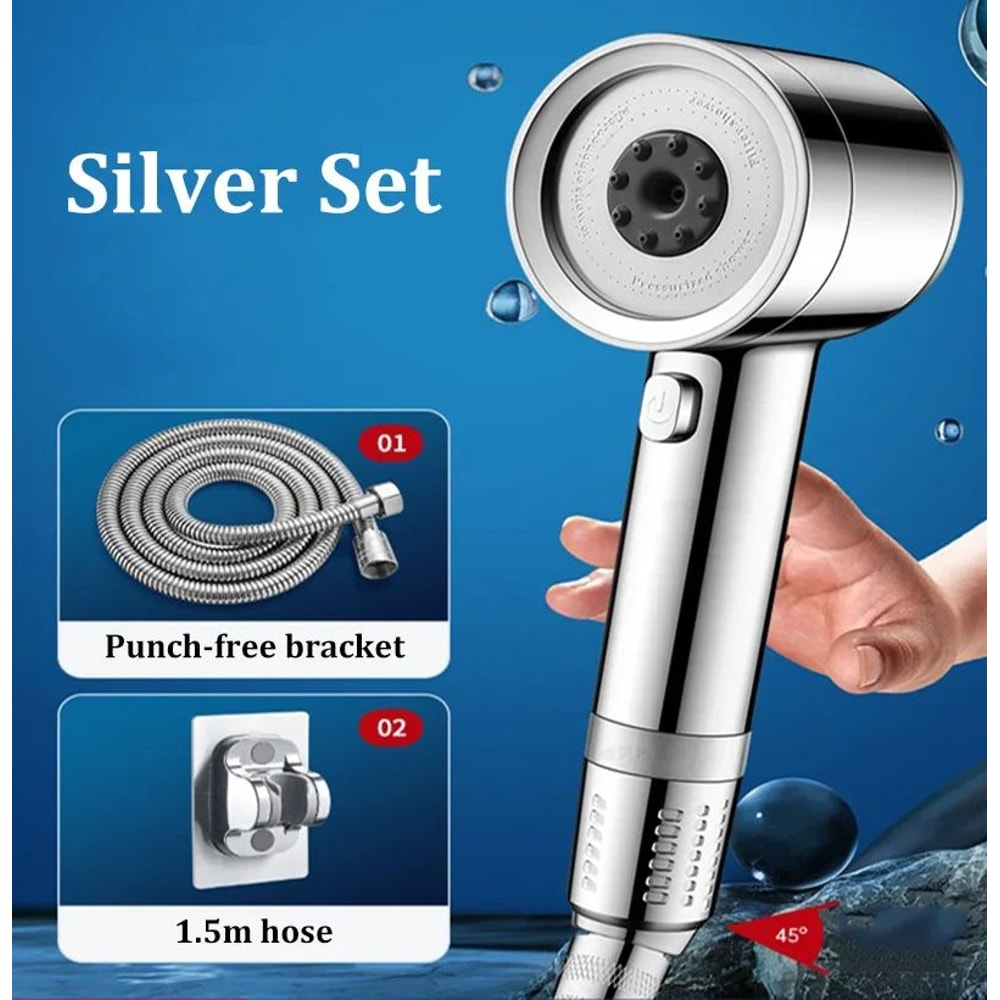 High Pressure Filter Shower Head 4 Mode Water Purifying Shower 11
