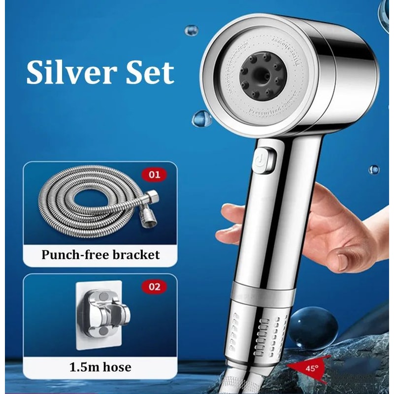 High Pressure Filter Shower Head 4 Mode Water Purifying Shower 11