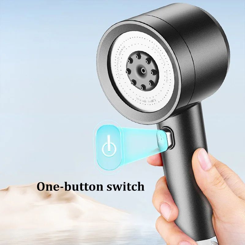 High Pressure Filter Shower Head 4 Mode Water Purifying Shower 3
