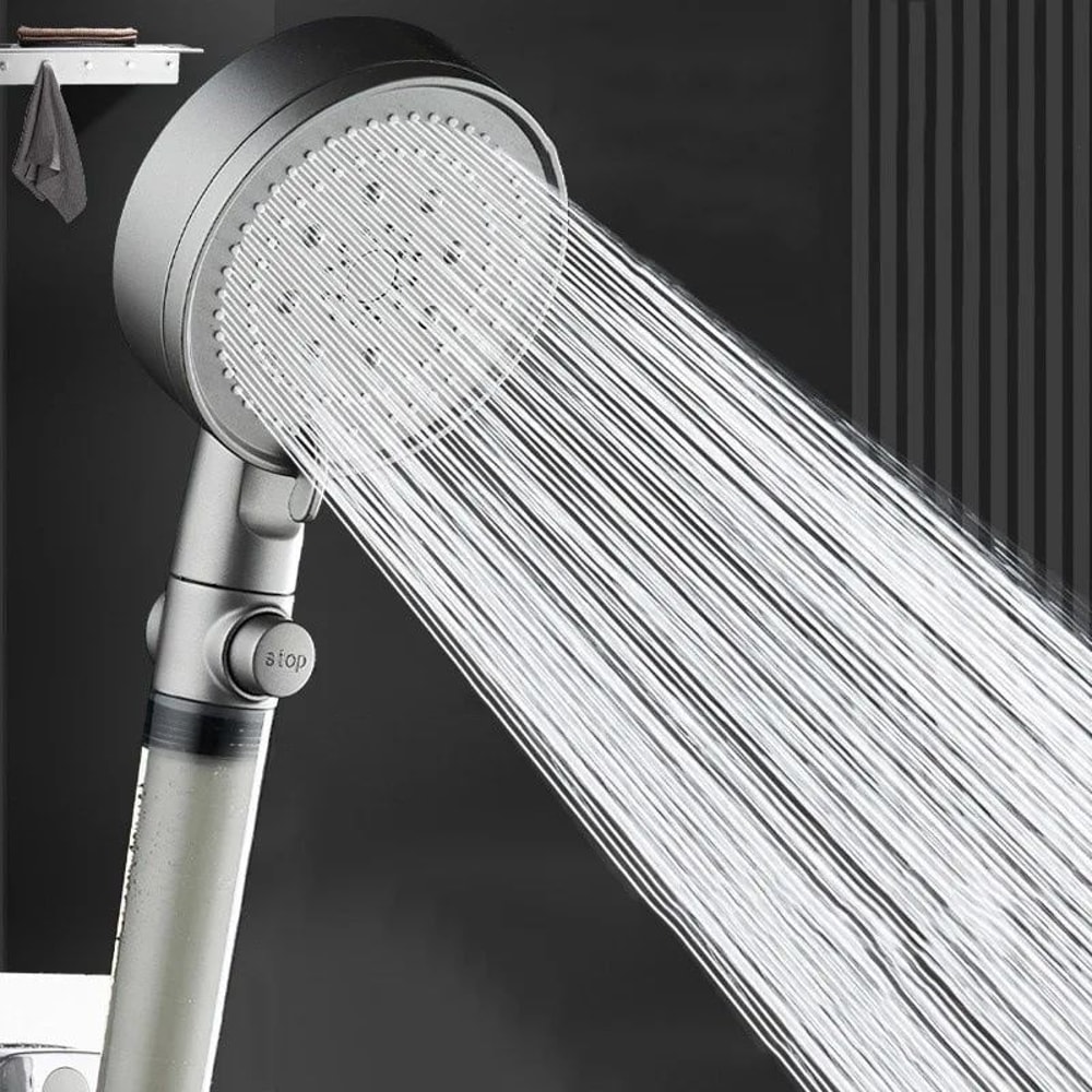 High Pressure Filter Shower Head 5 Mode Water Purifying Shower Set 1