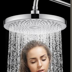 large high pressure rainfall shower head full body bathroom sprayer