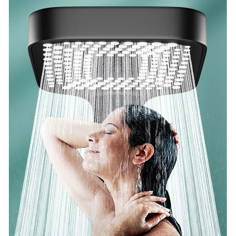 High Pressure Adjustable Shower Head 3 Mode Rainfall Shower 1