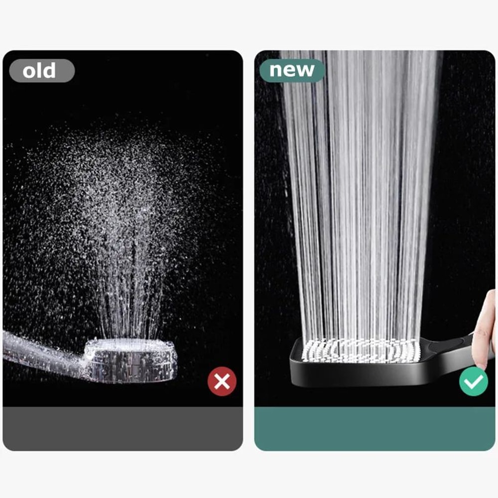 High Pressure Adjustable Shower Head 3 Mode Rainfall Shower 3