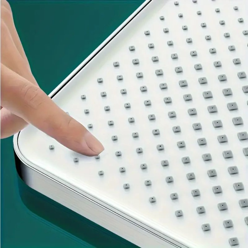 Large High Pressure Rainfall Shower Head Wide Coverage Bathroom Sprayer 4