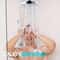 High Pressure Shower Head Set With Extension Rod Bathroom System 4