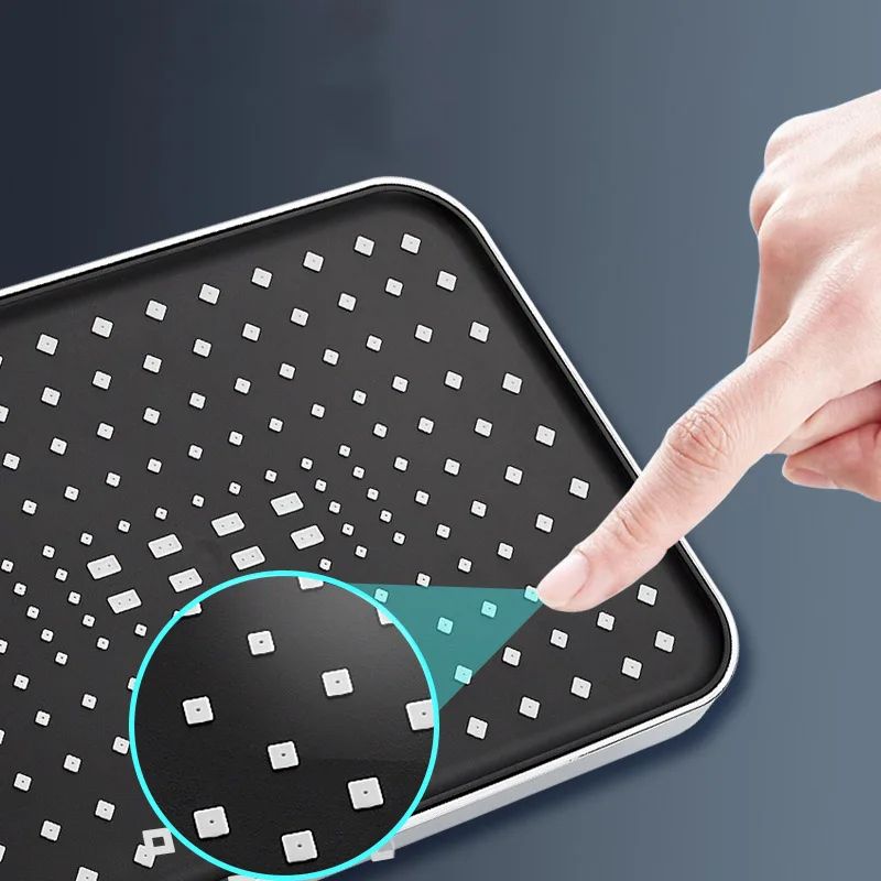 12 Inch High Pressure Rainfall Shower Head Adjustable Wide Coverage 3