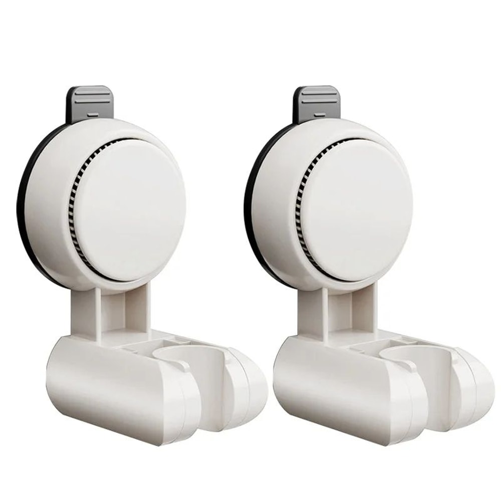 Adjustable Shower Head Holder Suction Cup Wall Mount Bracket 11