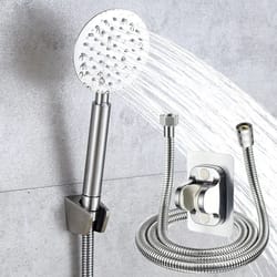 high pressure handheld shower head stainless steel bathroom set