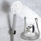 High Pressure Handheld Shower Head Stainless Steel Bathroom Set 0