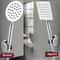 High Pressure Handheld Shower Head Stainless Steel Bathroom Set 1