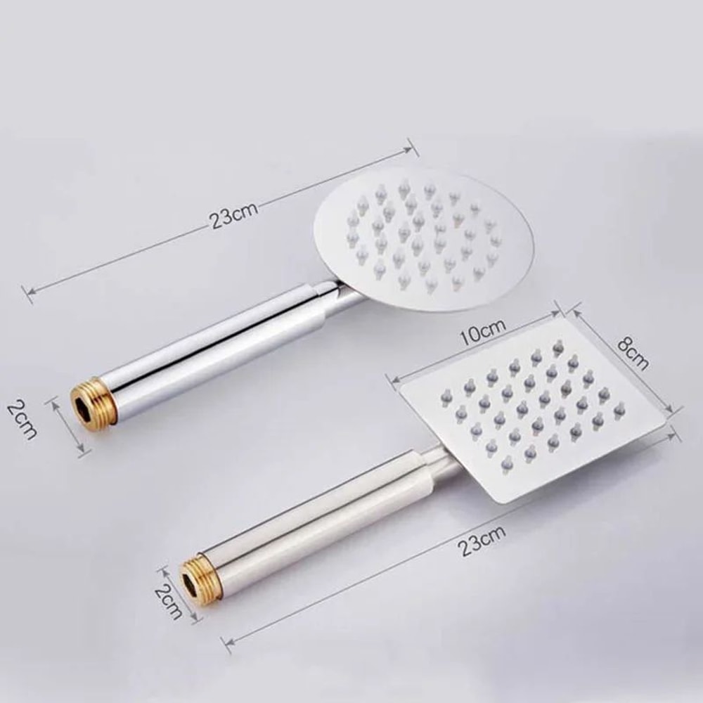 High Pressure Handheld Shower Head Stainless Steel Bathroom Set 4
