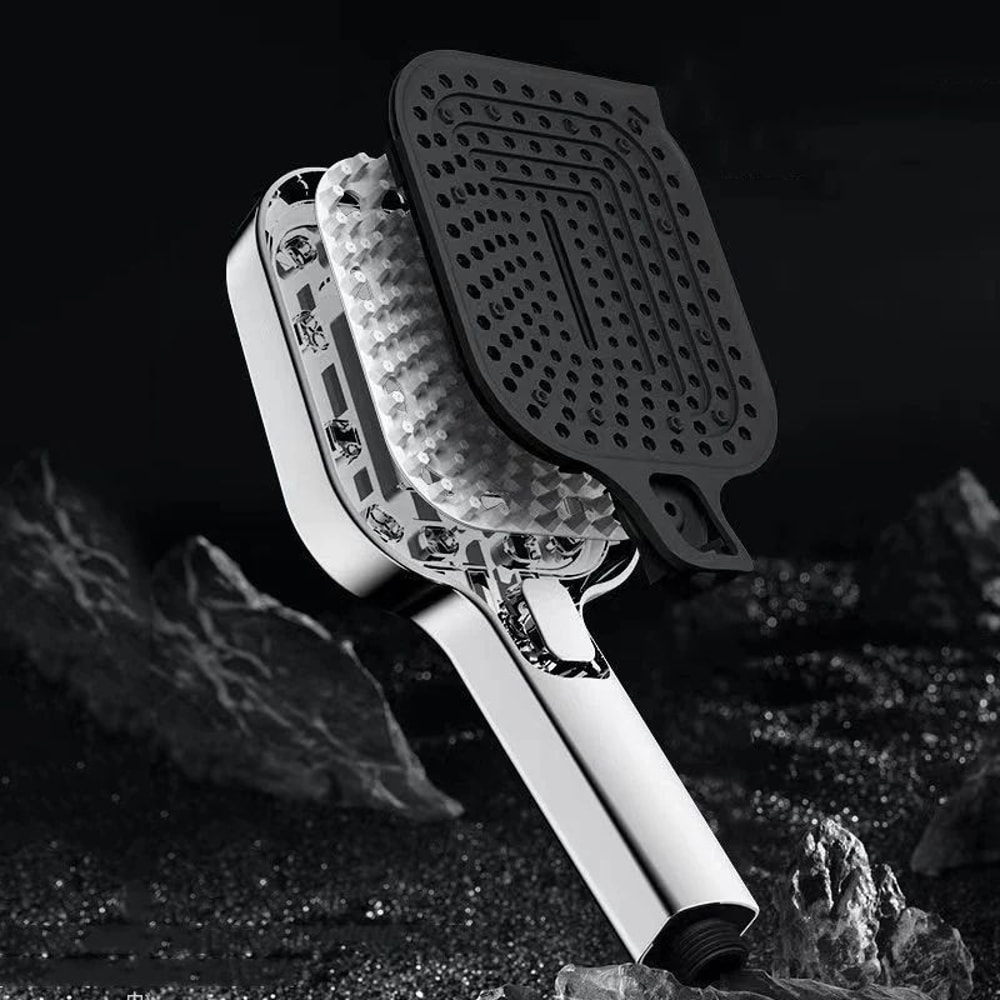 High Pressure 3 Mode Rainfall Shower Head Large Panel Bathroom Set 5