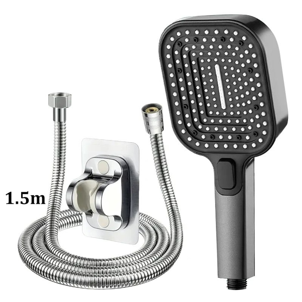 High Pressure 3 Mode Rainfall Shower Head Large Panel Bathroom Set 13