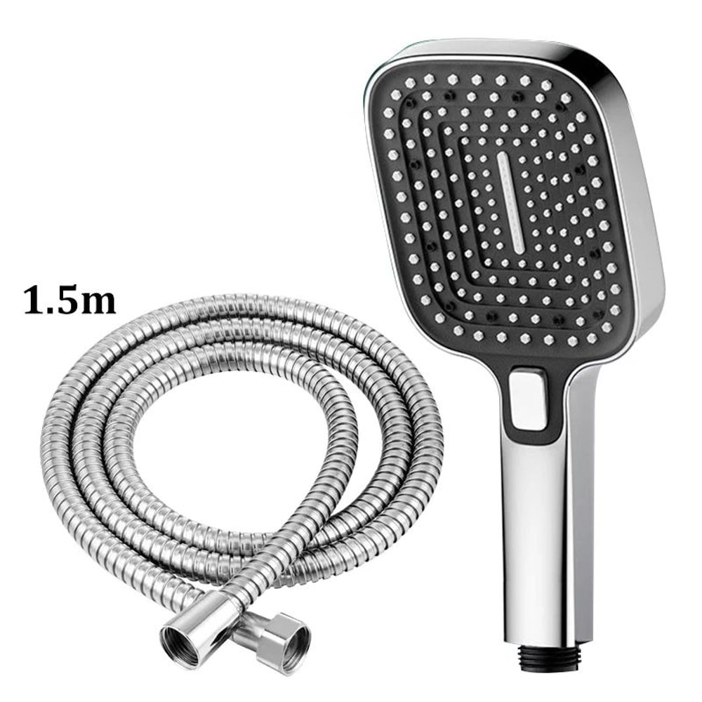 High Pressure 3 Mode Rainfall Shower Head Large Panel Bathroom Set 15