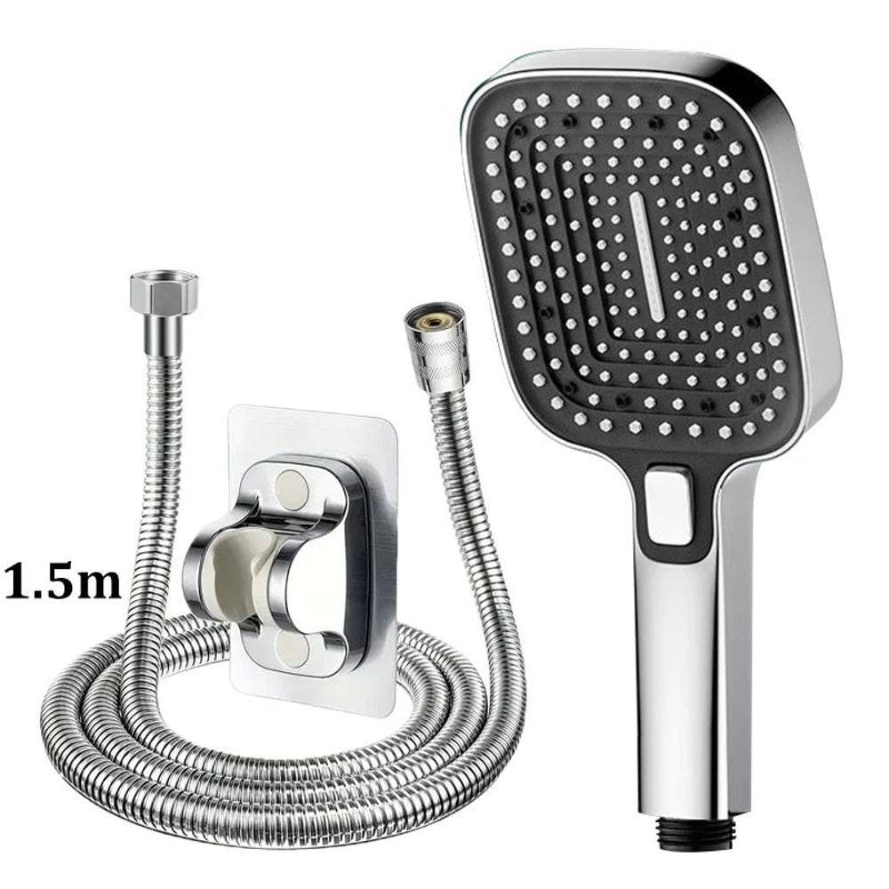 High Pressure 3 Mode Rainfall Shower Head Large Panel Bathroom Set 17