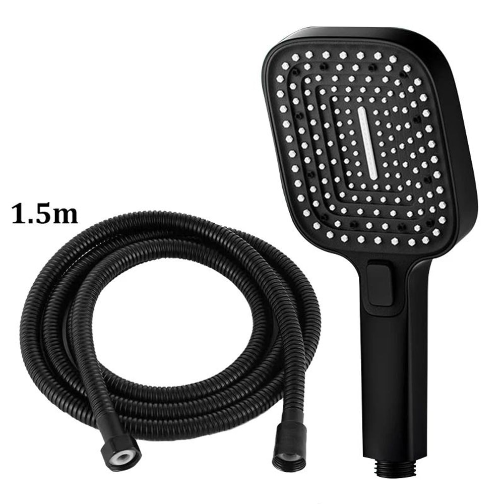 High Pressure 3 Mode Rainfall Shower Head Large Panel Bathroom Set 7