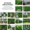 Premium Artificial Grass Wall Panels Boxwood Greenery Backdrop Decor Set 5