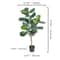 Premium Artificial Olive Tree Faux Indoor Plant Realistic Home Decor 6