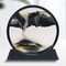 Premium Moving Sand Art Picture Round Hourglass Deep Sea Sandscape Decor 0