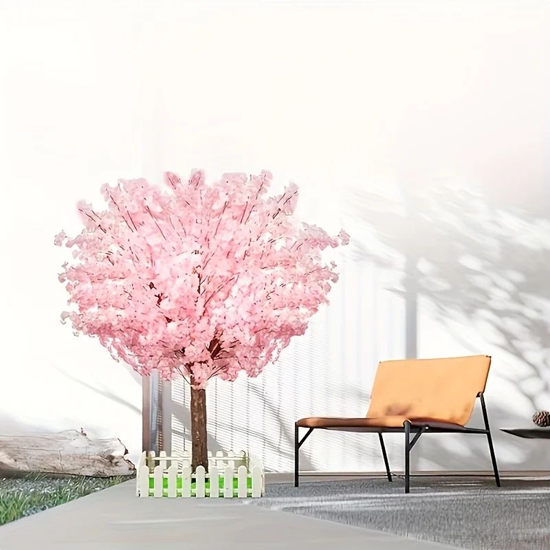 Premium Artificial Cherry Blossom Tree Pink Faux Sakura Indoor Outdoor Decor 6