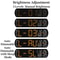 Modern LED Digital Alarm Clock With Temperature Humidity Display And Auto Dimming 5