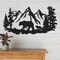 Rustic Bear Metal Wall Decor For Cabin Lodge And Nature Inspired Homes 3