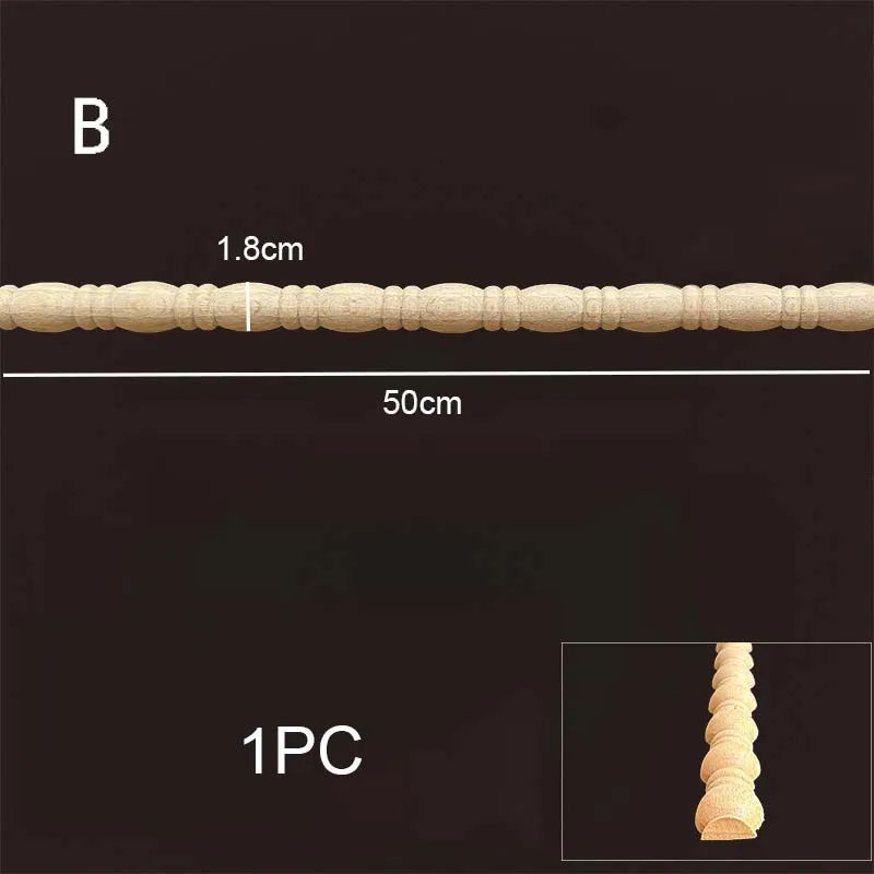 Vintage Wood Carved Corner Applique Decor For Furniture And Wall Accents 7