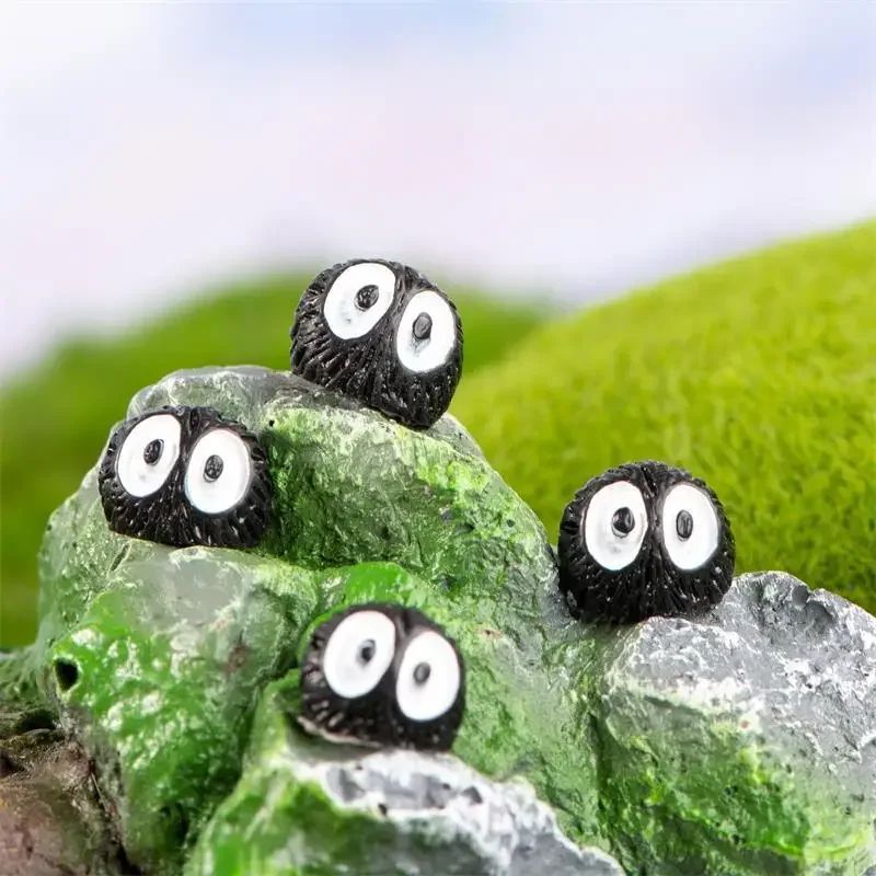 Mini Fairy Garden Dust Ball Figures Set Cute Moss Landscape Decor For DIY Projects 3