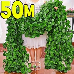 artificial ivy vine garland hanging green leaf decor for home and events