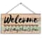 Rustic Wooden Welcome Sign Wall Hanging Decor For Cozy Home Entryways 1
