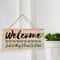 Rustic Wooden Welcome Sign Wall Hanging Decor For Cozy Home Entryways 3