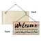 Rustic Wooden Welcome Sign Wall Hanging Decor For Cozy Home Entryways 6