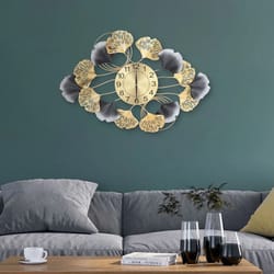 luxury gold large wall clock modern decorative wall art for living room