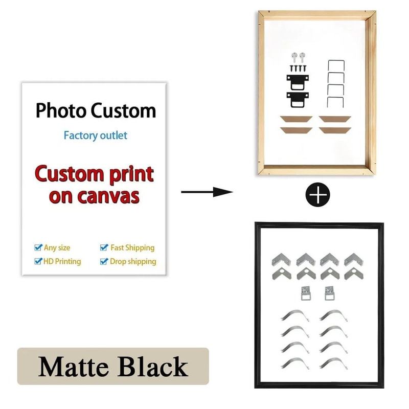 Custom Canvas Photo Print Personalized Wall Art Poster For Home And Gifts 8